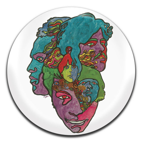 Love Forever Changes Psychedelic Rock 60's 25mm / 1 Inch D-pin Button Badge