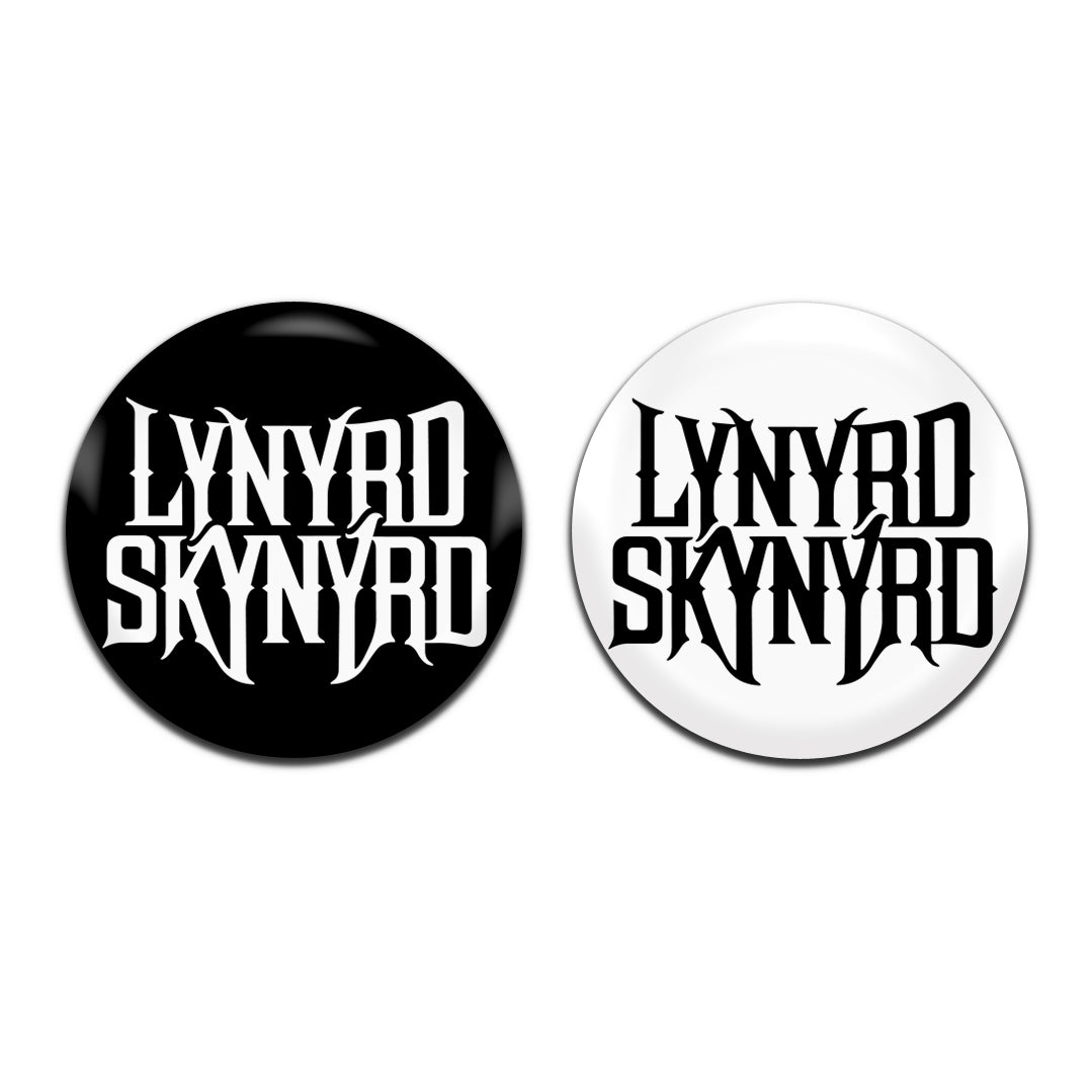 Lynyrd Skynyrd Blues Country Rock Band 60's 70's 25mm / 1 Inch D-Pin Button Badges (2x Set)