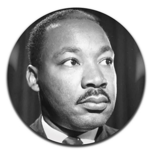 Martin Luther King Jr Black Civil Rights 60's 25mm / 1 Inch D-pin Button Badge