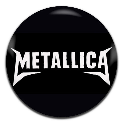 Metallica Heavy Metal Rock 70's 80's Black 25mm / 1 Inch D-pin Button Badge