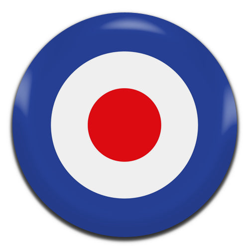 Mod Target Blue 25mm / 1 Inch D-pin Button Badge