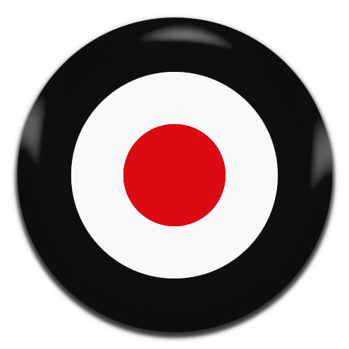 Mod Target Black 25mm / 1 Inch D-pin Button Badge