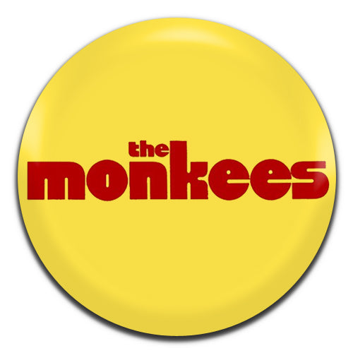 The Monkees Yellow Pop Psychedelic Rock Band 60's 25mm / 1 Inch D-pin Button Badge