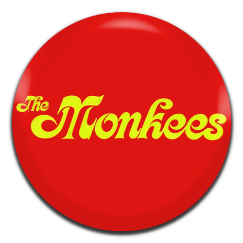 The Monkees Red Pop Psychedelic Rock Band 60's 25mm / 1 Inch D-pin Button Badge