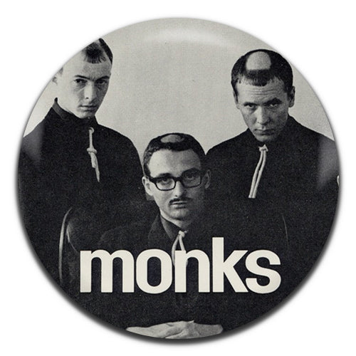 Monks Garage Rock 60's 25mm / 1 Inch D-pin Button Badge