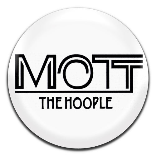 Mott The Hoople Glam Rock 70's White 25mm / 1 Inch D-pin Button Badge