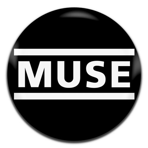 Muse Alternative Indie Rock 00's Black 25mm / 1 Inch D-pin Button Badge