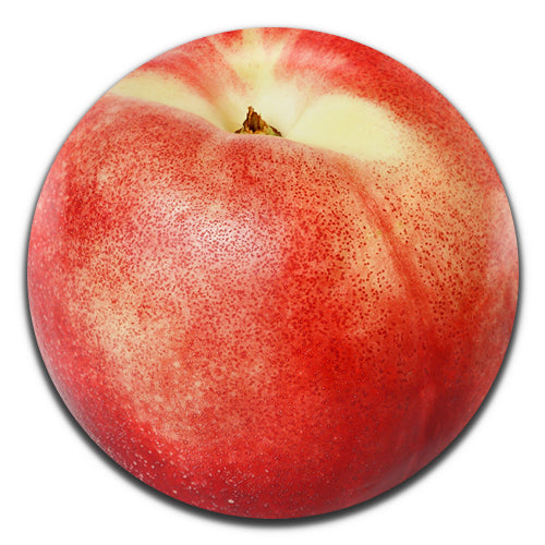 Nectarine Fruit 25mm / 1 Inch D-pin Button Badge