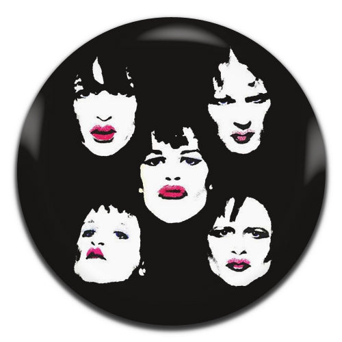 New York Dolls Faces Punk Rock Glam 70's25mm / 1 Inch D-pin Button Badge