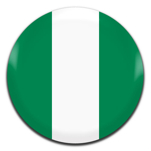 Nigeria Flag 25mm / 1 Inch D-pin Button Badge
