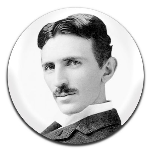 Nikola Tesla Science 25mm / 1 Inch D-pin Button Badge