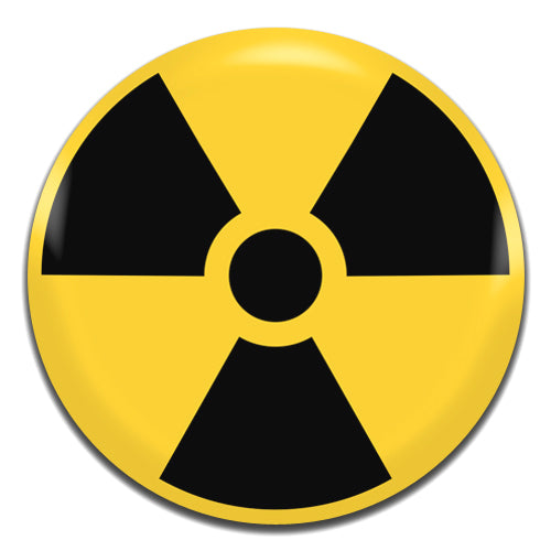 Nuclear Radiation Sign Science 25mm / 1 Inch D-pin Button Badge