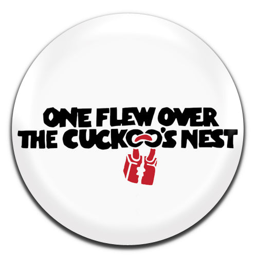 One Flew Over The Cuckoos Nest Movie Film 70's 25mm / 1 Inch D-pin Button Badge