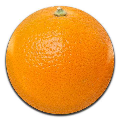 Orange Fruit 25mm / 1 Inch D-pin Button Badge