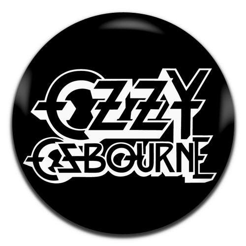 Ozzy Osbourne Heavy Rock Metal Singer Black 25mm / 1 Inch D-pin Button Badge