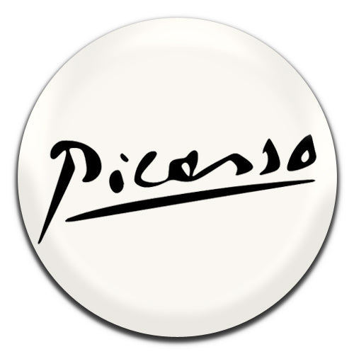 Pablo Picasso Signature Artist Art Painter 25mm / 1 Inch D-pin Button Badge