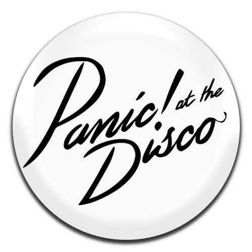 Panic At The Disco Pop Rock Alternative Emo 00's White 25mm / 1 Inch D-pin Button Badge