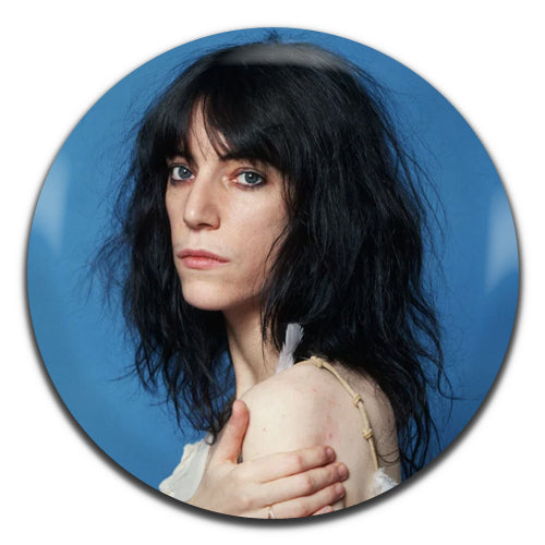 Patti Smith Blue Garage Rock Punk Singer 70's 25mm / 1 Inch D-pin Button Badge