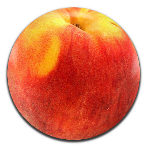 Peach Fruit 25mm / 1 Inch D-pin Button Badge