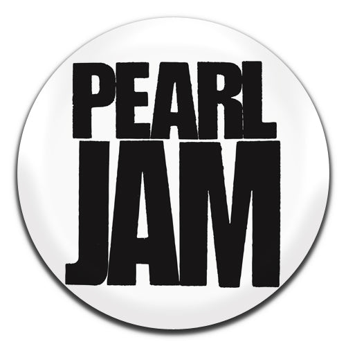 Pearl Jam Alternative Rock Grunge 90's White 25mm / 1 Inch D-pin Button Badge