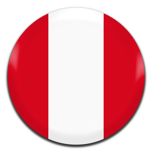 Peru Flag 25mm / 1 Inch D-pin Button Badge