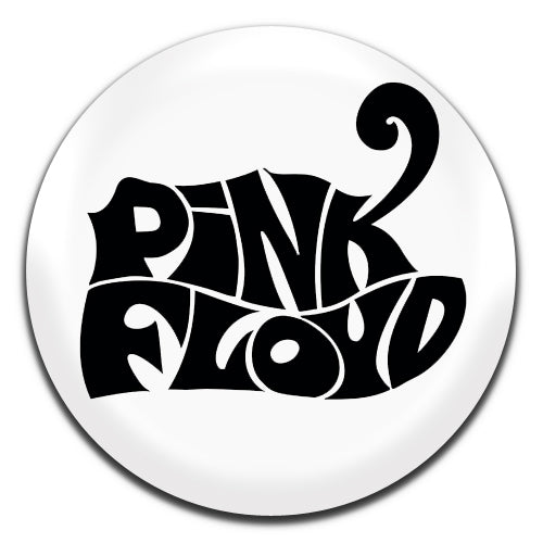 Pink Floyd Prog Psychedelic Rock Pop 60's 70's White Black 25mm / 1 Inch D-pin Button Badge