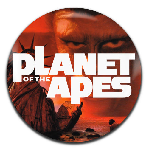 Planet of the Apes Movie Sci-Fi film 60's 25mm / 1 Inch D-pin Button Badge