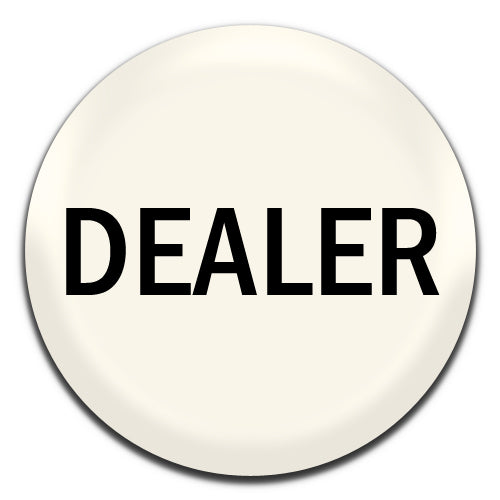 Poker Dealer Cards Casino 25mm / 1 Inch D-pin Button Badge