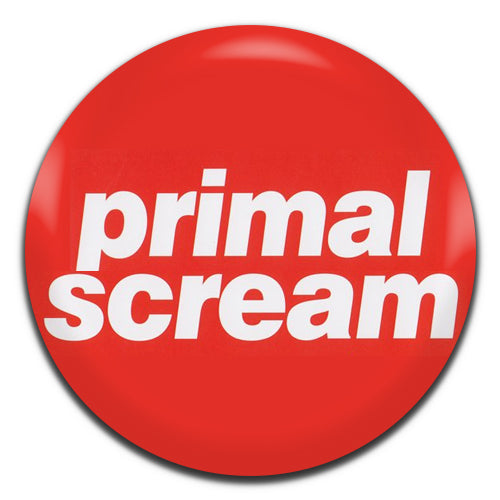 Primal Scream Indie Rock Brit Pop 90's 00's Red 25mm / 1 Inch D-pin Button Badge