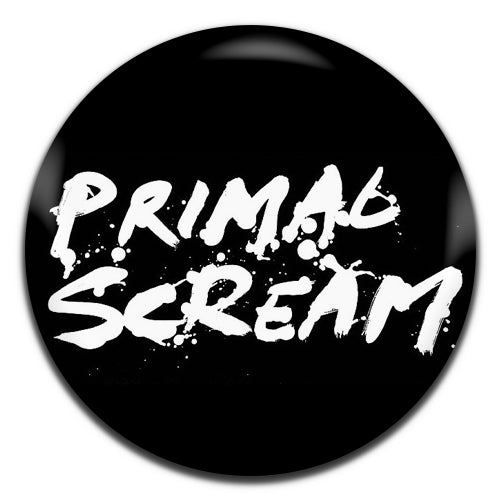 Primal Scream Indie Rock Brit Pop 90's 00's Black 25mm / 1 Inch D-pin Button Badge