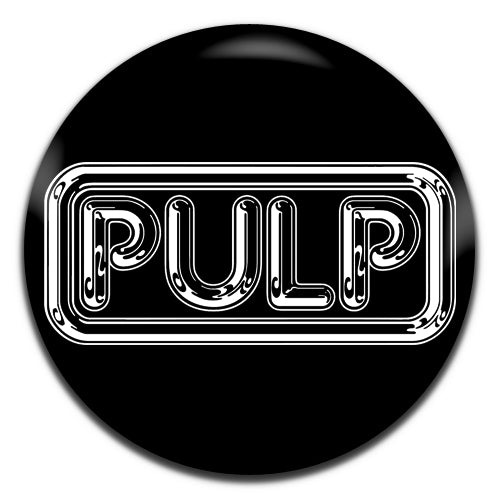Pulp Indie Rock Brit Pop 90's Black 25mm / 1 Inch D-pin Button Badge