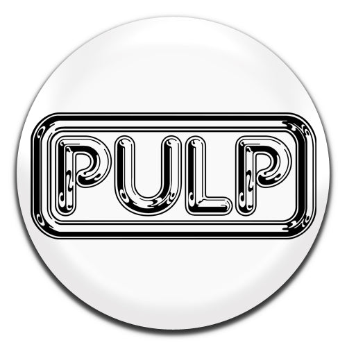 Pulp Indie Rock Brit Pop 90's White 25mm / 1 Inch D-pin Button Badge