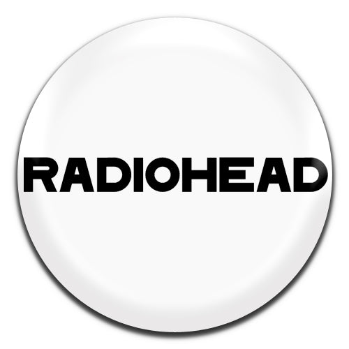 Radiohead Indie Alternative Rock 90's White 25mm / 1 Inch D-pin Button Badge