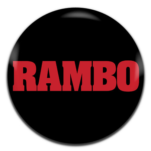 Rambo Movie Action Film 70's 80's 25mm / 1 Inch D-pin Button Badge