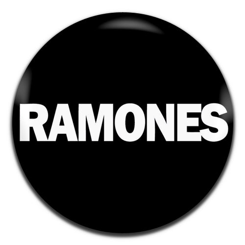 Ramones Punk Rock 70's Black 25mm / 1 Inch D-pin Button Badge