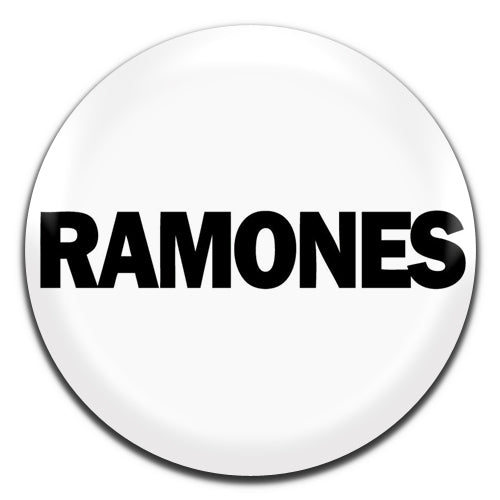 Ramones Punk Rock 70's White 25mm / 1 Inch D-pin Button Badge