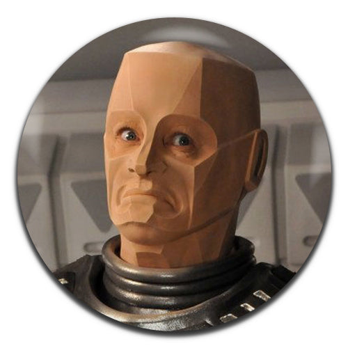 Red Dwarf Kryten TV Comedy 90's 25mm / 1 Inch D-pin Button Badge