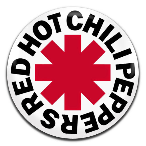 Red Hot Chili Peppers Alterative Rock Grunge 80's 90's White 25mm / 1 Inch D-pin Button Badge