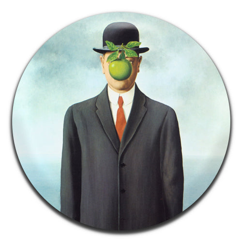 Rene Magritte Son Of Man Art Painting 25mm / 1 Inch D-pin Button Badge