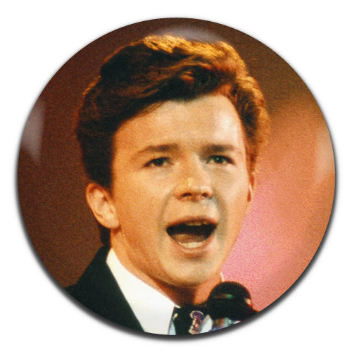 Rick Astley Pop Singer 80's 25mm / 1 Inch D-pin Button Badge