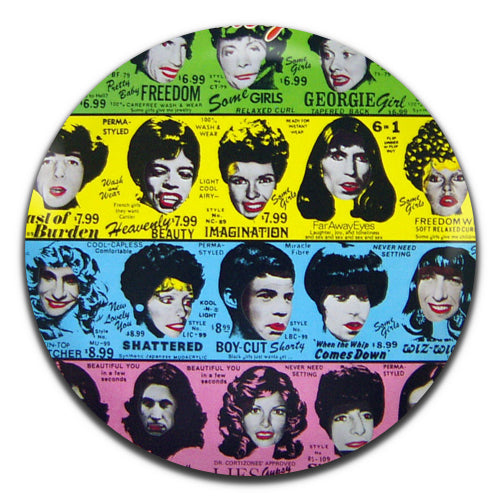 Rolling Stones Some Girls Rock Pop Glam 60's 25mm / 1 Inch D-pin Button Badge