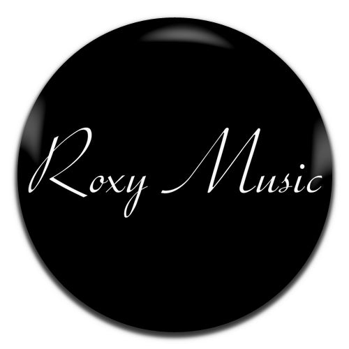 Roxy Music Rock Glam 70's Black 25mm / 1 Inch D-pin Button Badge