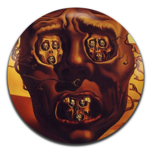 Salvador Dali The Face of War Art Painting 25mm / 1 Inch D-pin Button Badge