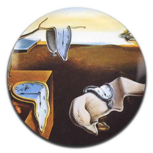 Salvador Dali The Persistence of Memory Art Painting 25mm / 1 Inch D-pin Button Badge