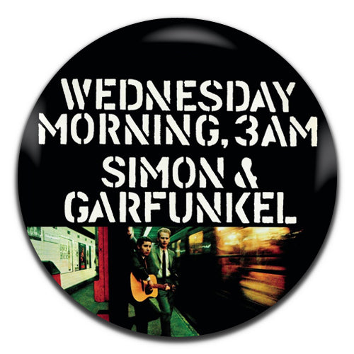 Simon & Garfunkel Wednesday Morning 3AM Rock folk Pop 60's 25mm / 1 Inch D-pin Button Badge