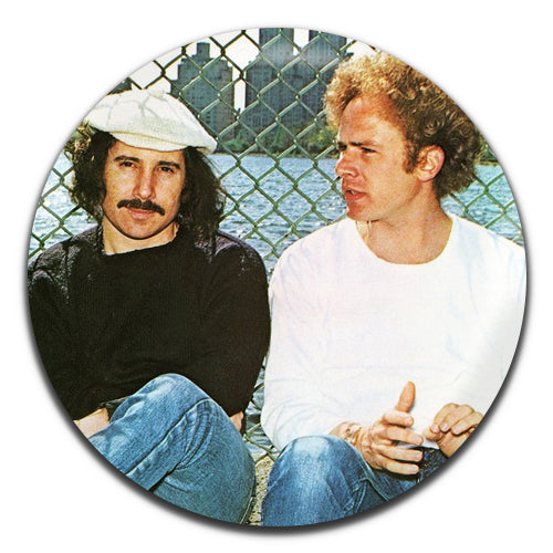 Simon & Garfunkel Colour Rock folk Pop 60;'s 70's 25mm / 1 Inch D-pin Button Badge