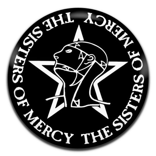 Sisters Of Mercy Roundel Rock New Wave Goth 80's 25mm / 1 Inch D-pin Button Badge