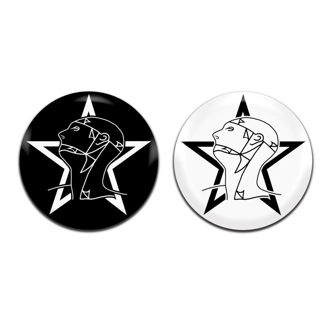 Sisters Of Mercy Rock New Wave Goth 80's 25mm / 1 Inch D-Pin Button Badges (2x Set)