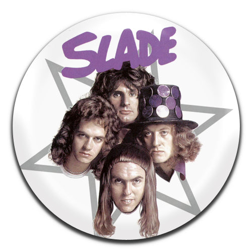 Slade Glam Rock 70's 25mm / 1 Inch D-pin Button Badge