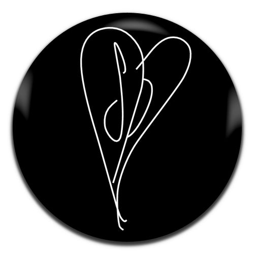 Smashing Pumpkins Heart Black Alternative Rock Grunge Indie 90's 25mm / 1 Inch D-pin Button Badge